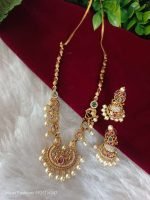 Antique Chandbali Neckset - Image 2