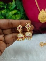 Stone Jhumka - Image 3