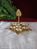 Arumuga Vel vilaku-Brass - Image 3