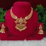 Kempu Choker Set